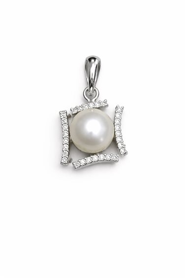 Charm Idee Preziose dal 1987 Woman in White Gold Perla IP.CHK18B/96 - IP.CHK18B/96